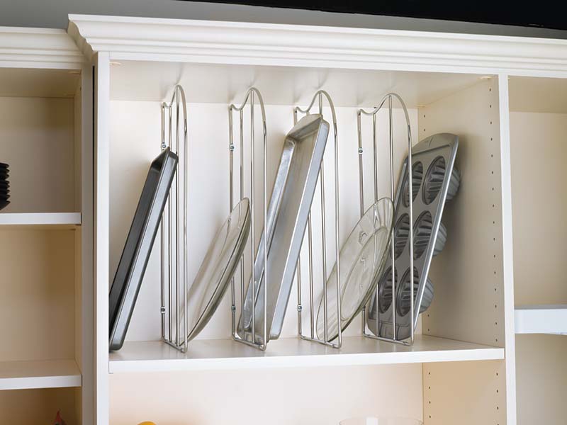 Wire Tray Dividers Kitchen Organization Cabinet Storage