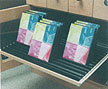 DVD flip strip slide out shelving idea media center storage accessories dvd's cd's