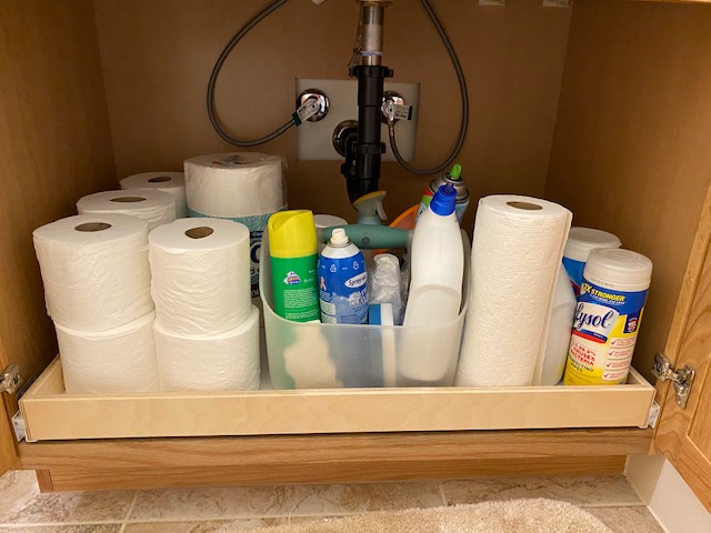 Made-To-Fit Slide-out Shelves for Existing Cabinets by Slide-A-Shelf